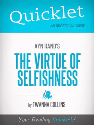 cover image of Quicklet on the Virtue of Selfishness by Ayn Rand